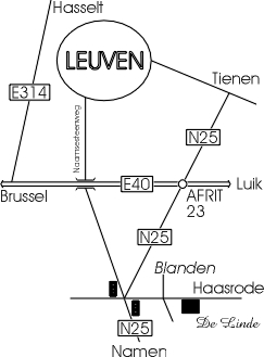 Plannetje Feestzaal DE LINDE