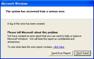 Windows Error Reporting